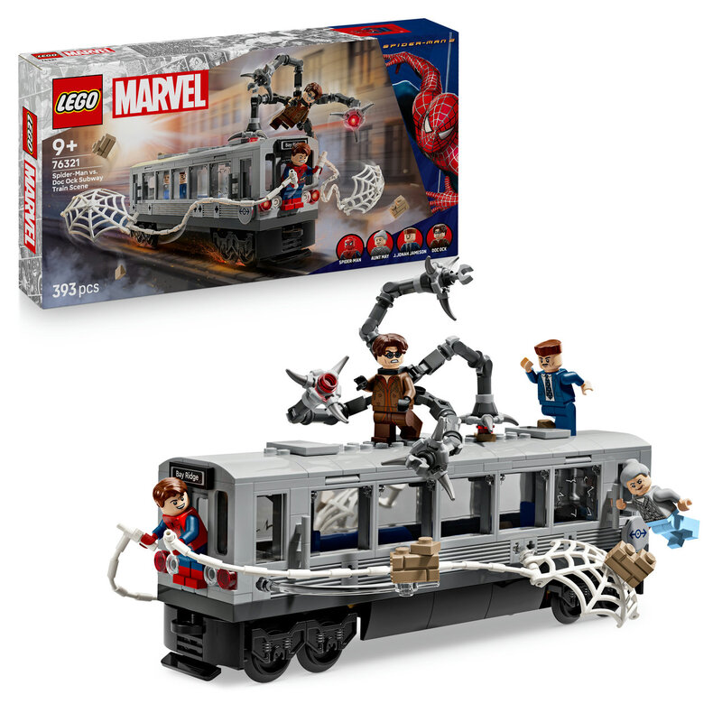 Lego Marvel Super Heroes 76321 Spider-Man and Doctor Octopus Train Scene 4