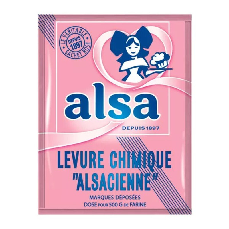 Alsa levure chimique alsacienne 8 sachets