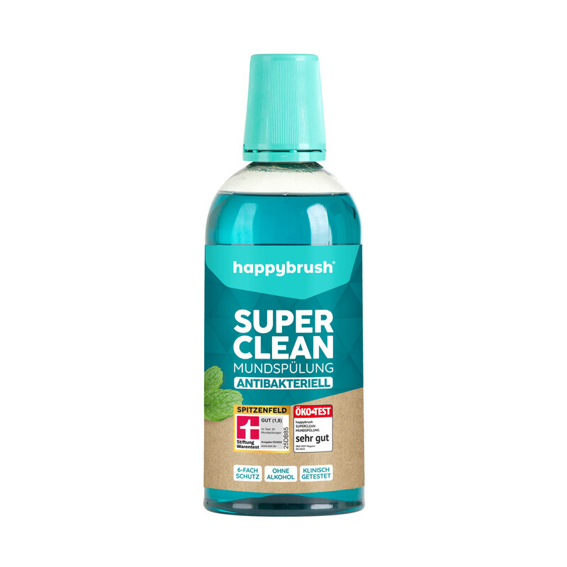 happybrush Mundspülung Super Clean, 500 ml