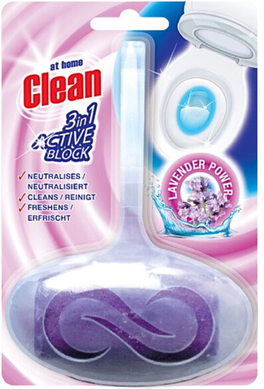At Home Clean Toiletblok - 40 g Lavendel