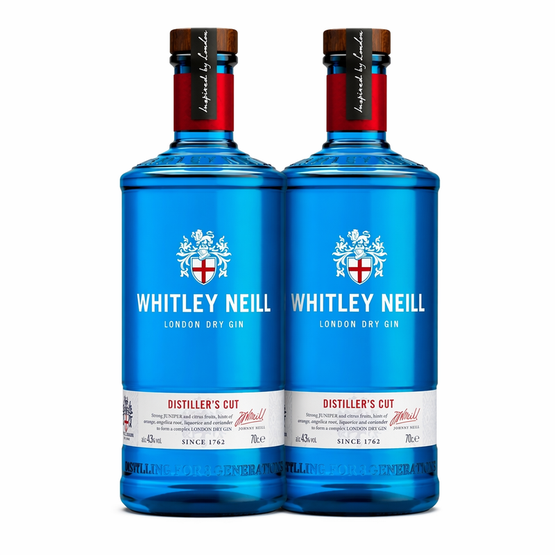 Pack of 2 - Whitley Neill Distillers Cut Gin 1L