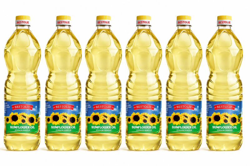 Bestolie Zonnebloemolie – 6 x 920 ml