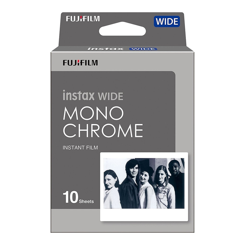 Fujifilm Instax Wide camerafilm Monochroom 10 vellen
