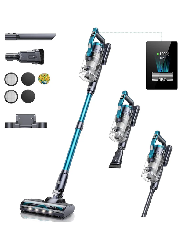 Stick Vacuum Cleaner VC60, Cordless Vacuum Cleaner with Intelligent Display, 450W 38K