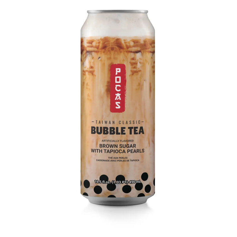 Bubble Milk Tea Drink Black Sugar Flavored490ml