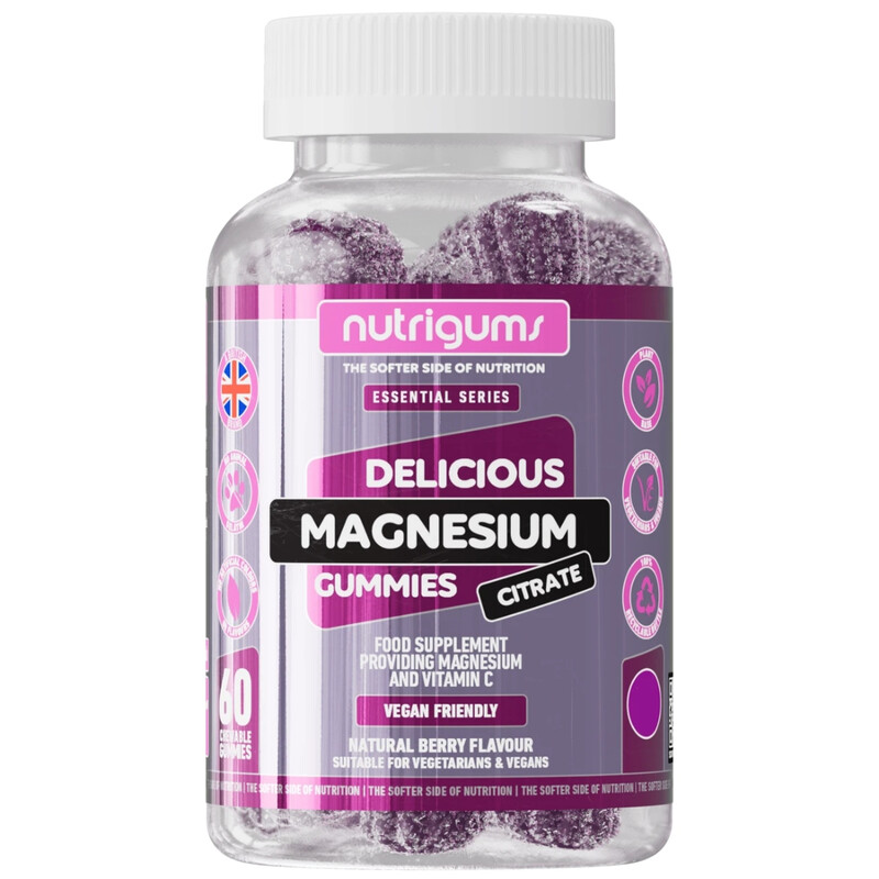 Nutrigums Magnesium Daily Wellness Support Gummies - 60 Gummies