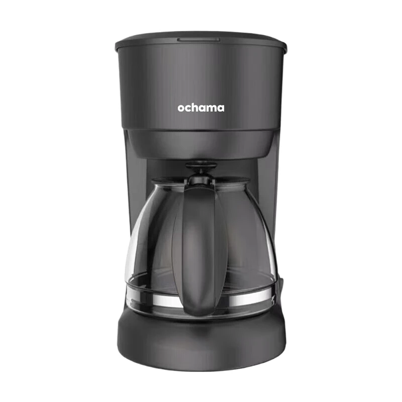 ochama Druppelkoffiezetapparaat, Compacte Amerikaanse Filterkoffiemachine Volautomatisch, Mini Koffiezetter voor Thuis en Kantoor, Inclusief Koffiepot