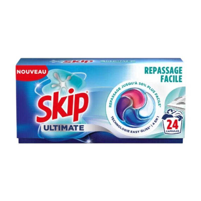 Skip capsules lessive ultimate repassage facile x24 - vue 2