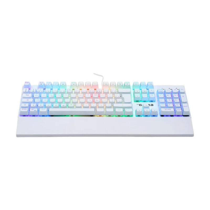 GLAB KEYZ Clavier Mécanique Filaire Rubidium RGB Blanc