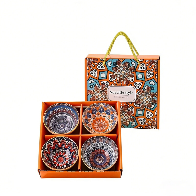 YumiPLUS set van keramische kommen, 4 stuks