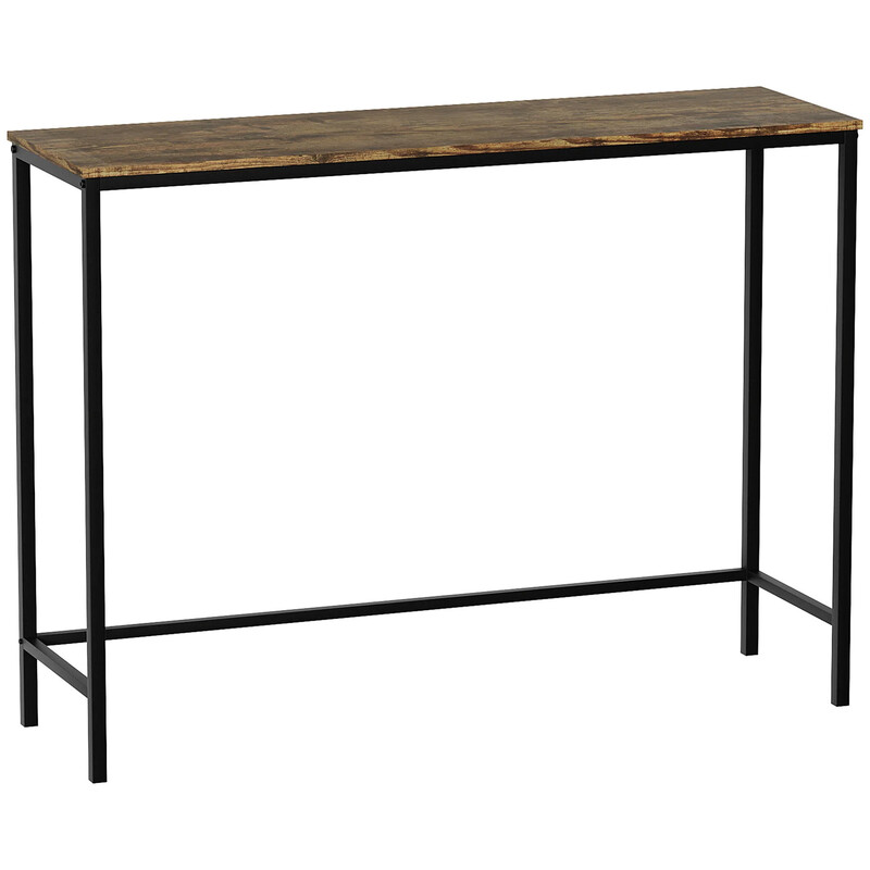 Console Table Brooklyn Rustic Brown/Black