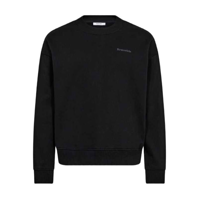 Resteröds RTDRAKE Herren Rundhalsausschnitt-Sweatshirt Schwarz L