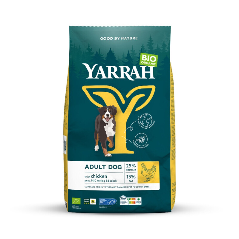YARRAH Biologische Hondenbrokken Kip 10 kg