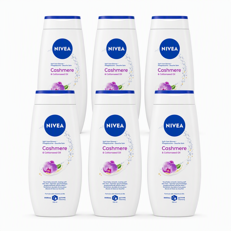 NIVEA Douchecrème Care & Cashmere 250 ml (6-Pack)
