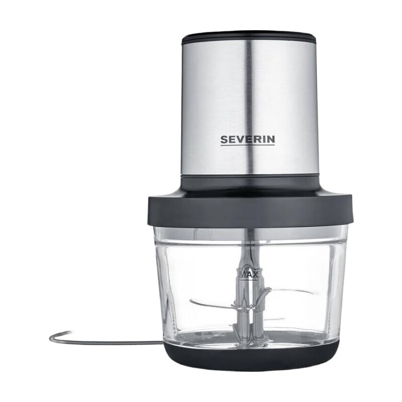 Severin KM 3867 voedselhakker 400 W zwart (mat), roestvrij staal (geborsteld), glas