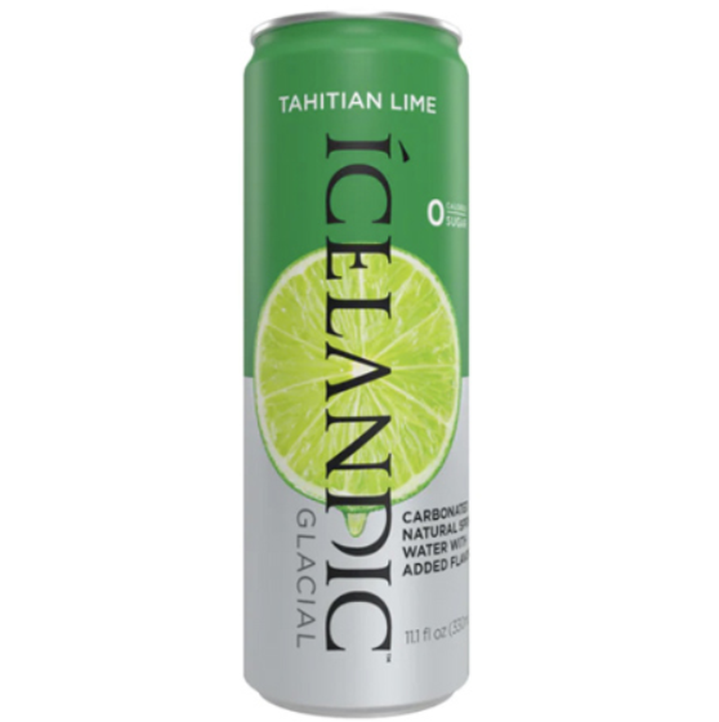Tahitian Lime Sparkling Mineral Water - Can 330ml