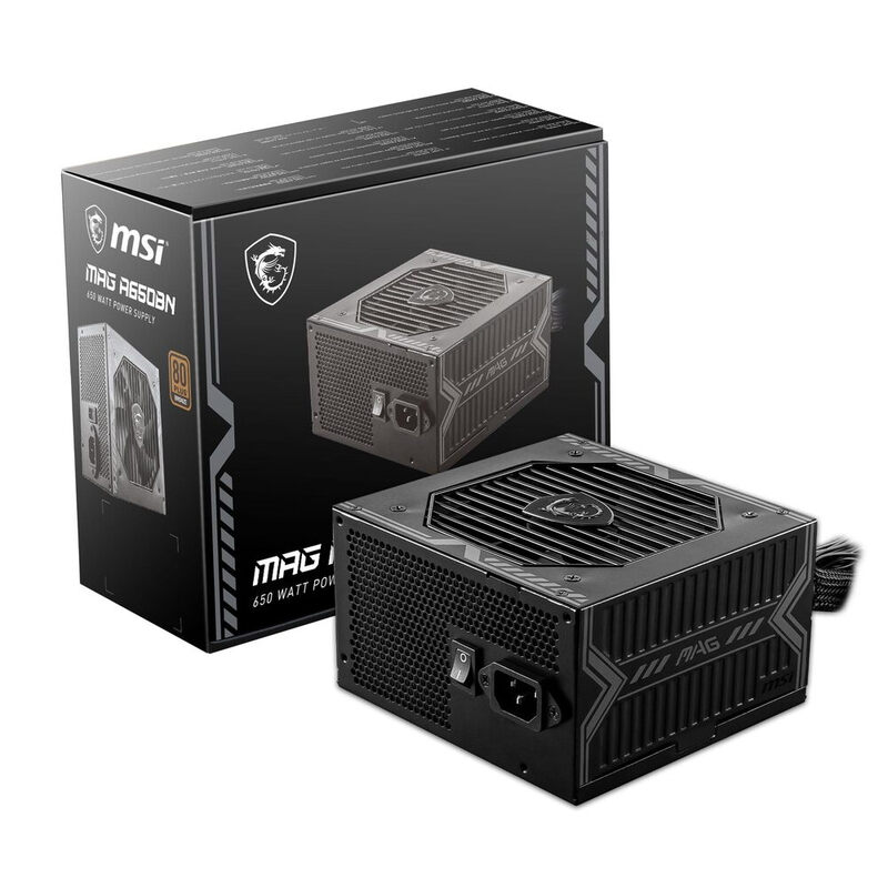MSI MAG A650BN Netzteil 650 W 20+4 pin ATX ATX Schwarz