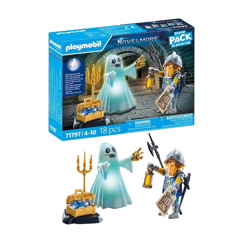 PLAYMOBIL | Novelmore | Schlossgespenst und Ritter | Spielzeug für Kinder ab 4 Jahren | 71797