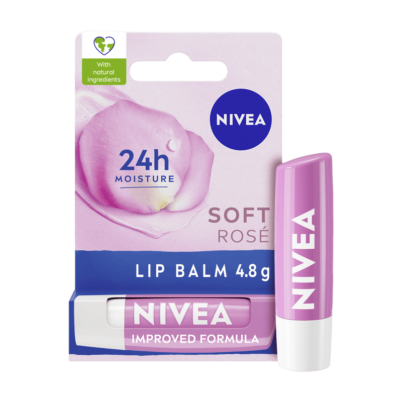 Nivea Soft Rose lippenbalsem 4 g