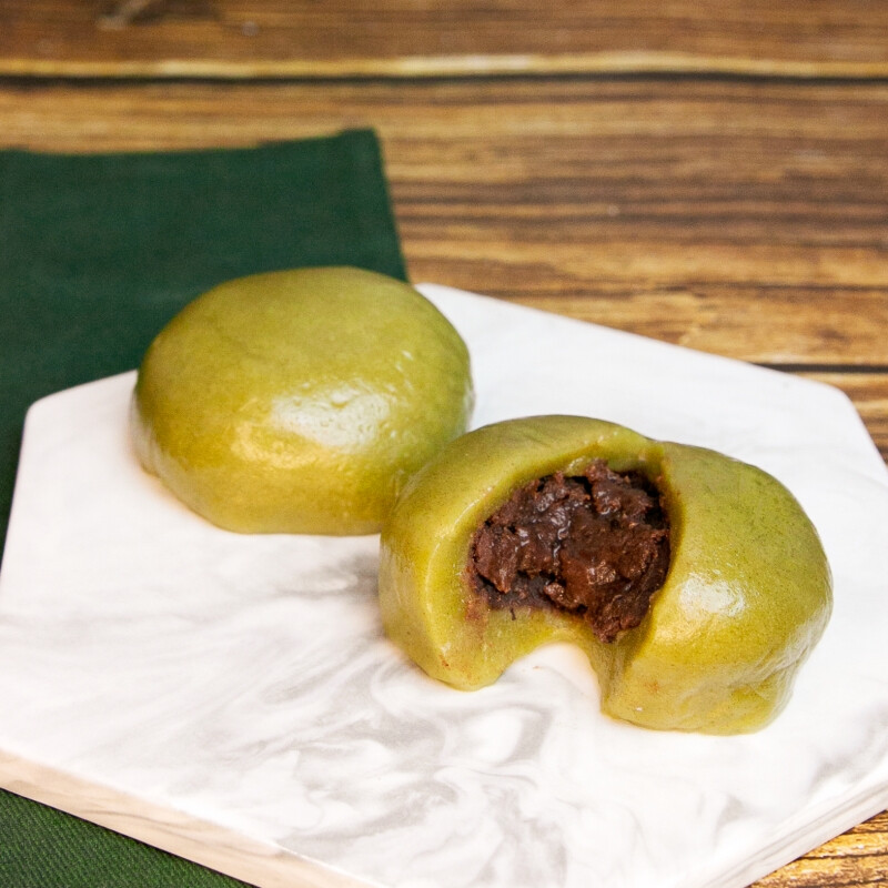 JX Green Balls with Red Bean Paste 4 x 60g