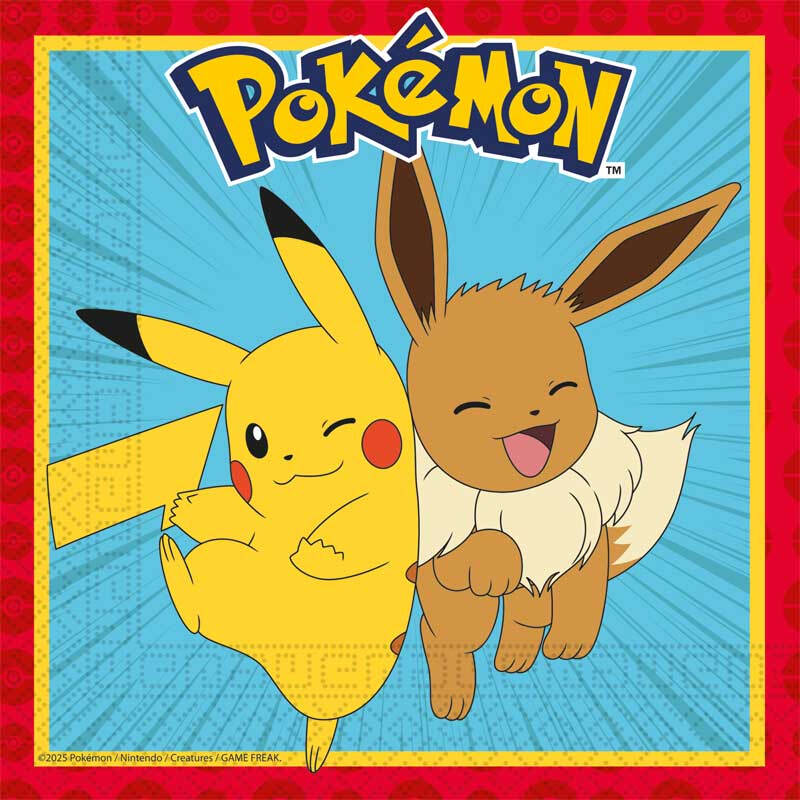 Pokemon Napkins 20 Pack