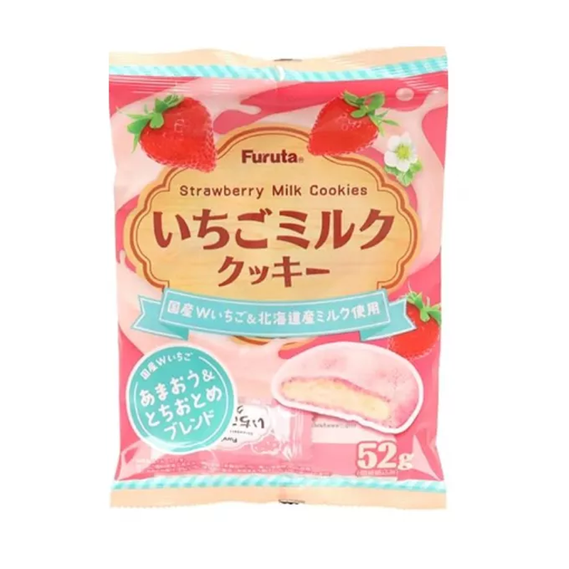 Furuta Aardbei Melksmaak Koekje 52 g
