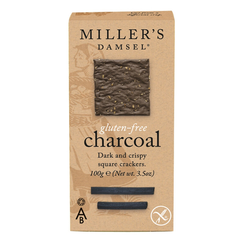 Gluten Free Charcoal Cracker 100g