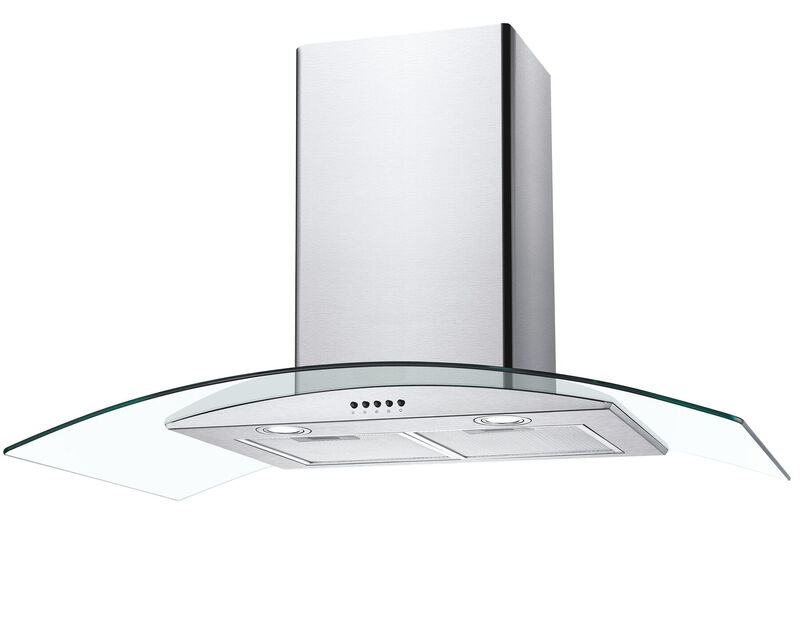CGM90NX/1 90cm Chimney Cooker Hood， Stainless Steel， C Rated