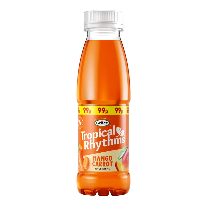 Tropical Rhythms Mango Carrot PET 99p PMP330ML