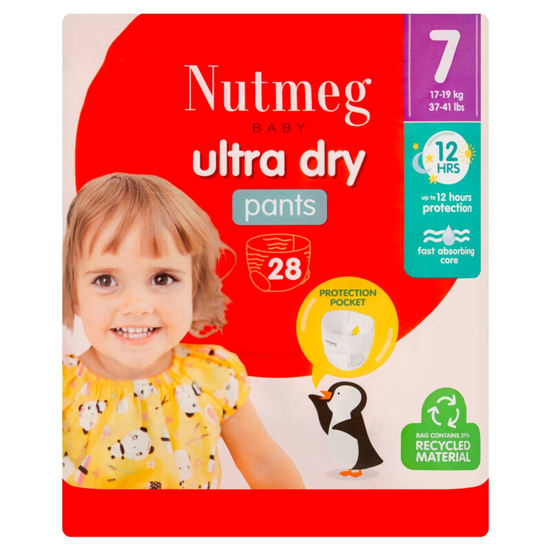 Baby Ultra Dry Pants Size 7 28 Pack