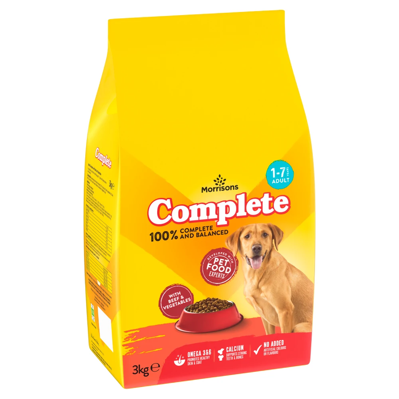 Complete with Beef & Vegetables 1-7 Adult Years 3kg