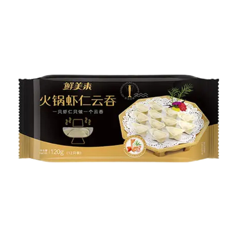 Xianmeilai Hot Pot Shrimp Wonton 120G