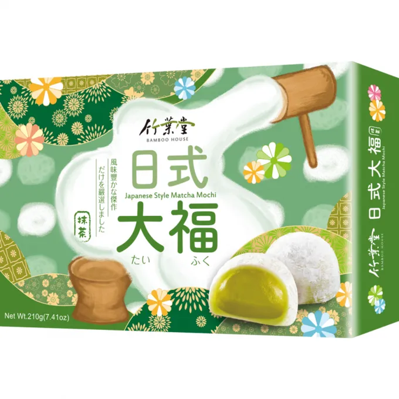 Bamboo House Matcha Mochi 210 g