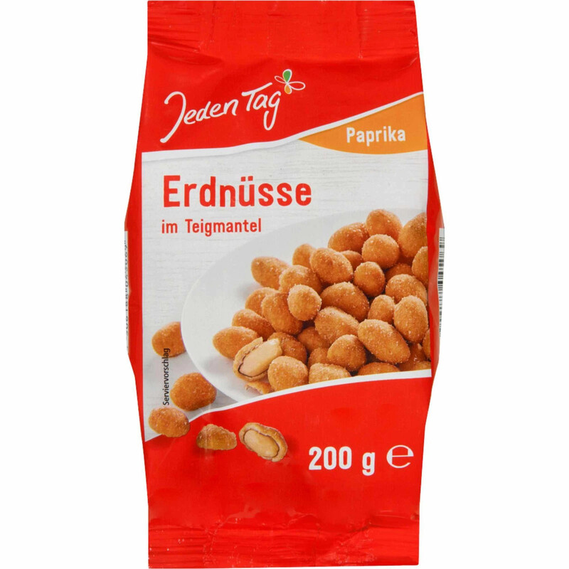 Jeden Tag Erdnüsse im Knuspermantel Paprika 200 g