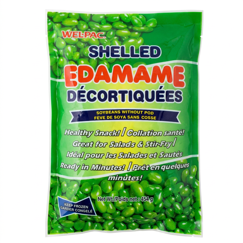 WP FROZEN SHELLED EDAMAME BEAN 454g