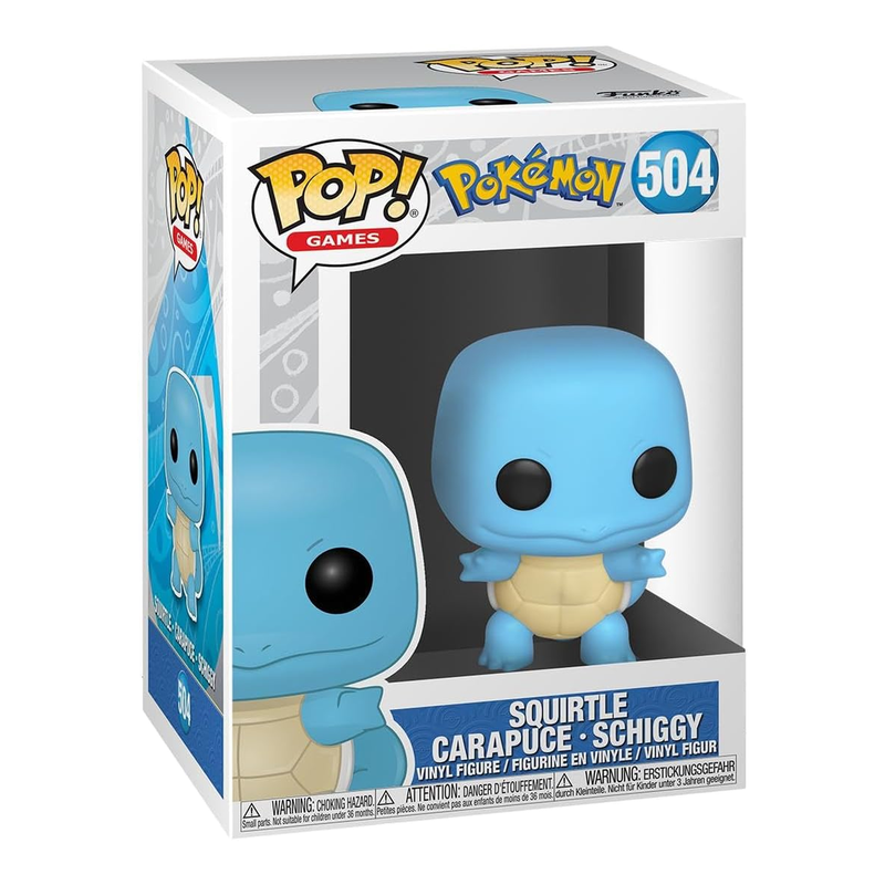 Funko POP! Pokemon - Squirtle - Schiggy - Vinyl-Sammelfigur - Geschenkidee - Offizielle Handelswaren - Spielzeug Für Kinder und Erwachsene - Anime Fans - Modellfigur Für Sammler und Display