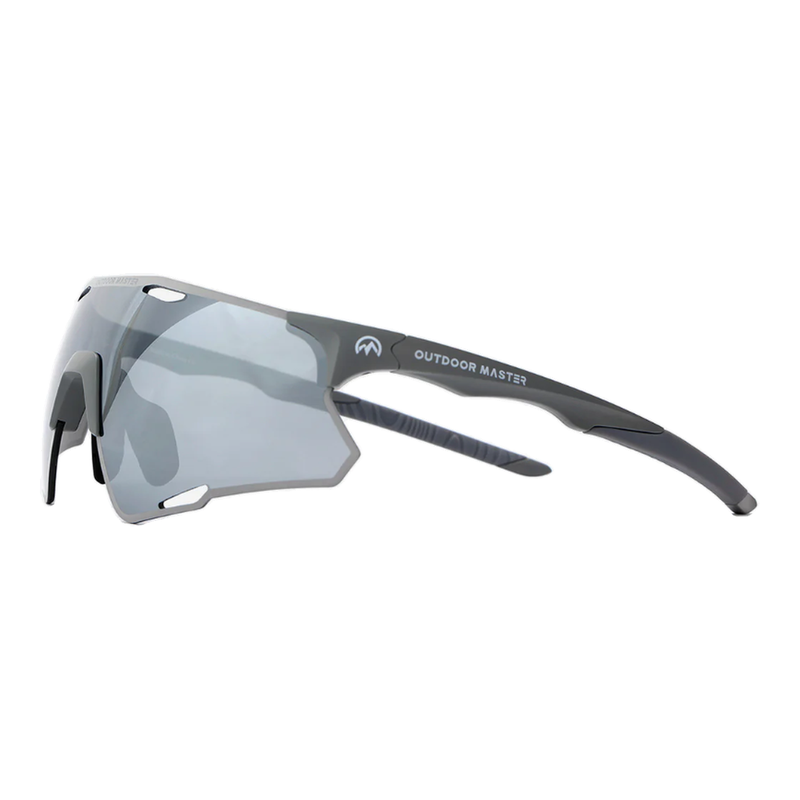 OutdoorMaster LARK SV gepolariseerde fietsbril APolar zilver