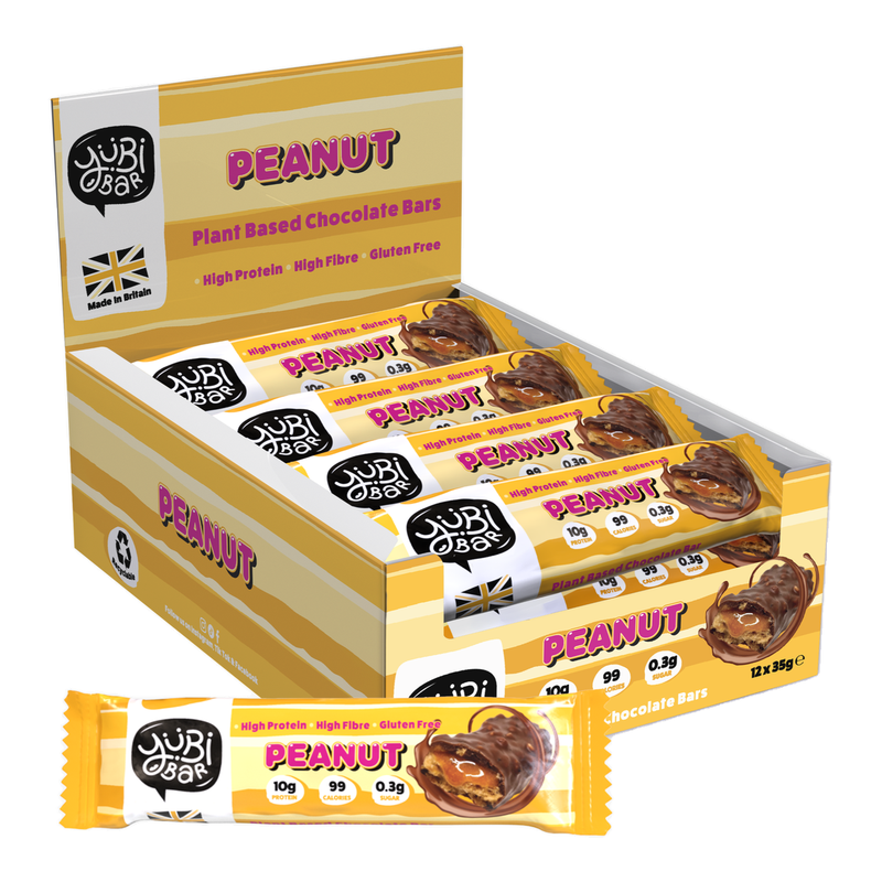 Yubi Bar Protein Nutrition Bar Protein Bars Peanut - 12 X 35G