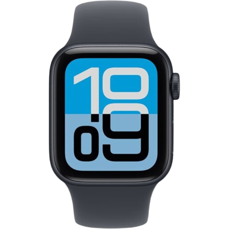 Apple Watch SE 3 44 mm (2025)   GPS   Midnatt   sportarmband Midnatt M/L 3