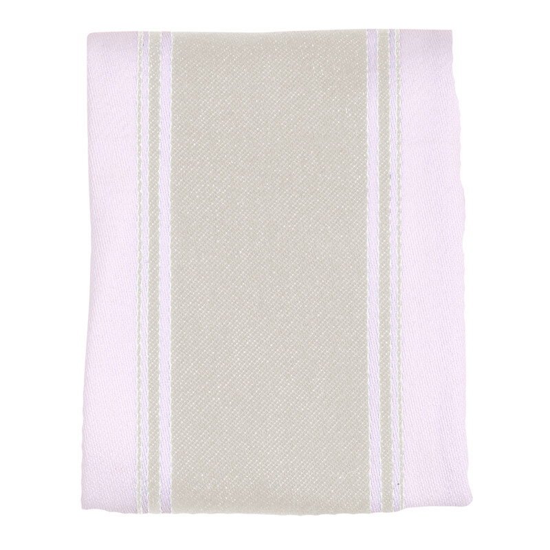 Tea Towel Love Colour Striped 100% Cotton Stone 46x71cm