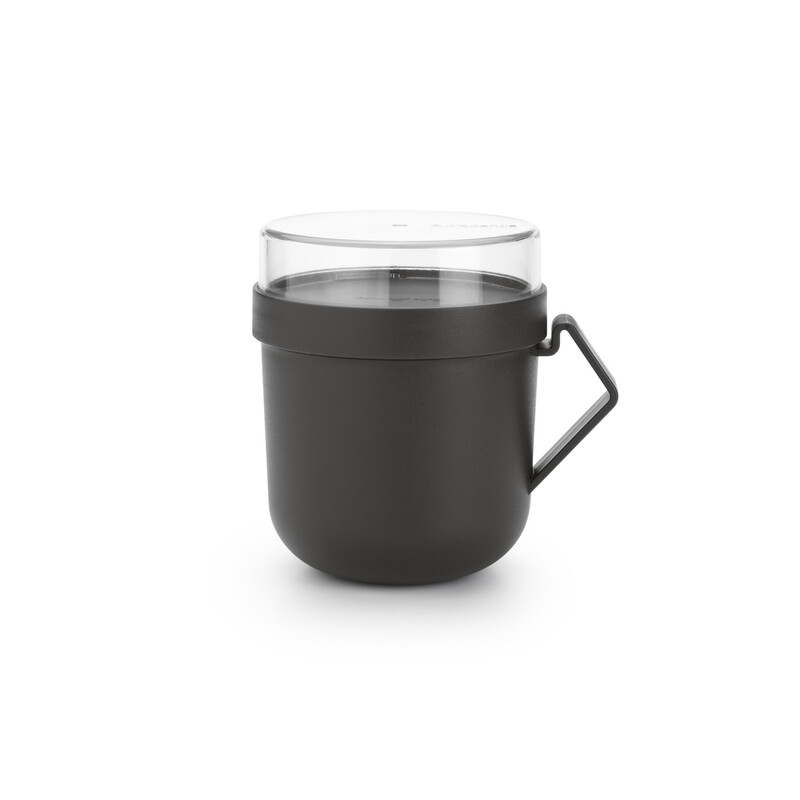 Make & Take Soup Mug, 0.6L - Dark Grey