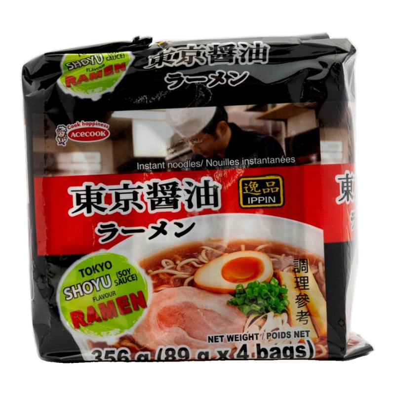Acecook Ippin Ins Noodles Bag Shoyu Flavour 356G(89Gx4p)