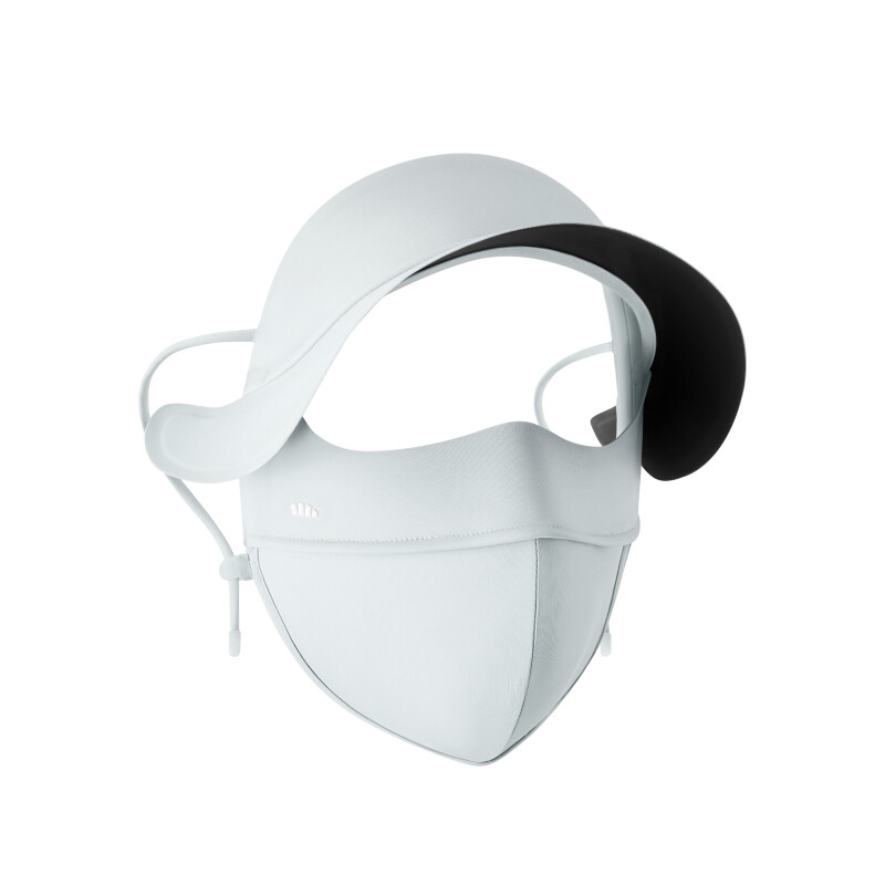 Beneunder Brimmed Full-Face Sunscreen Mask Al01e - Cloudy Blue - F (One Size)
