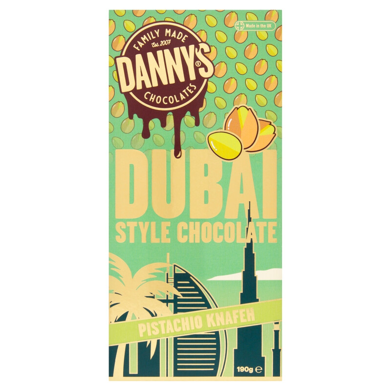 Danny's Dubai Style Chocolate The Original Pistachio Knafeh 190g