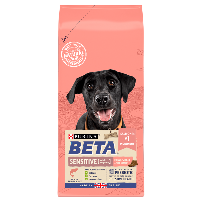 Adult Sensitive Dry Dog Food with Salmon 2kg
