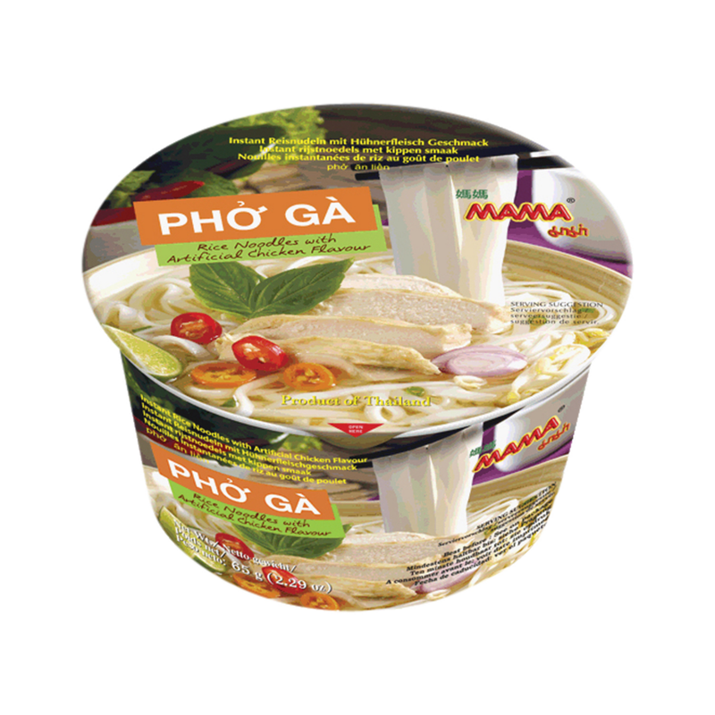 MAMA Instant Bowl Noedels Vietnamese Pho Ga (Kipsmaak) 65 g