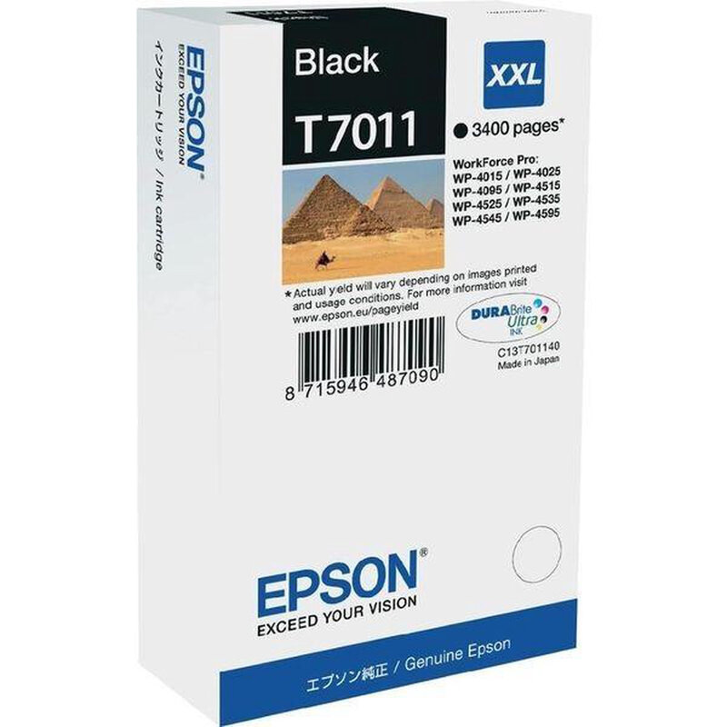 Epson inktcartridge XXL zwart 3.4k