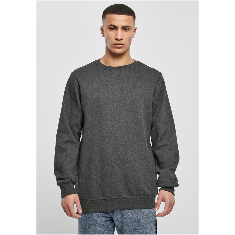 Urban Classics Basic Terry Crew, anthrazit, Größe M