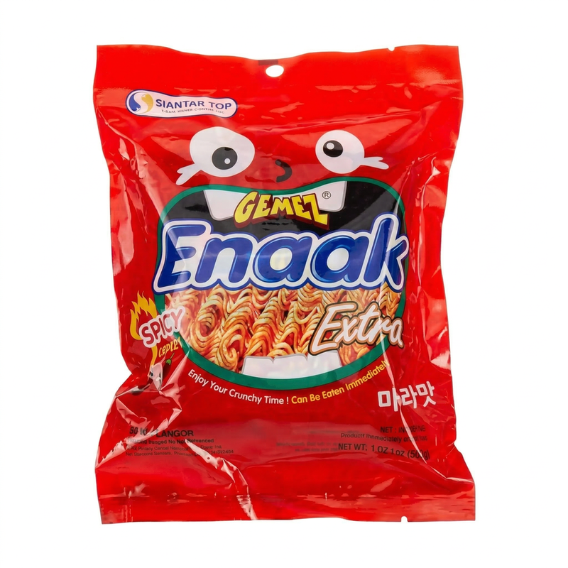 Gemez Crispy Wheat Sticks (Spicy Flavor) 28G