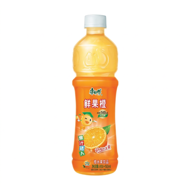 Master Kong Orange 【Cooling】【Hydration】Master Kong Fresh Juice 500Ml